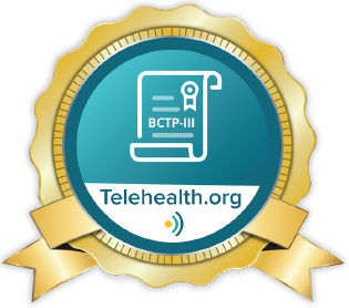 Telehealth.org Level 3 Certification badge for Dr. Cheryl Levine